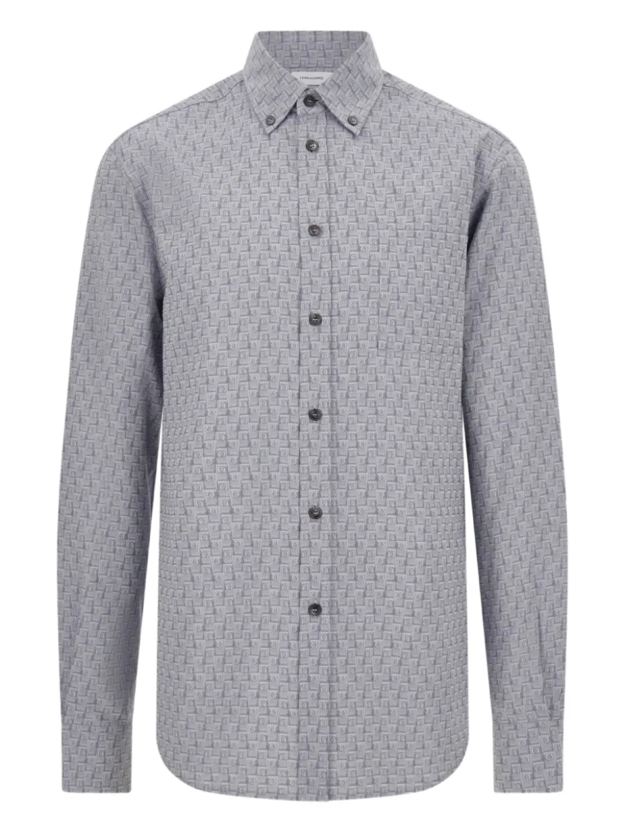 Рубашка с монограммой Ferragamo, серый
Рубашка с монограммой Ferragamo, серый