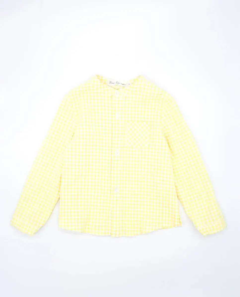 Рубашка для мальчиков в клетку с длинными рукавами Fina Ejerique, жёлтый
Рубашка для мальчиков в клетку с длинными рукавами Fina Ejerique, жёлтый