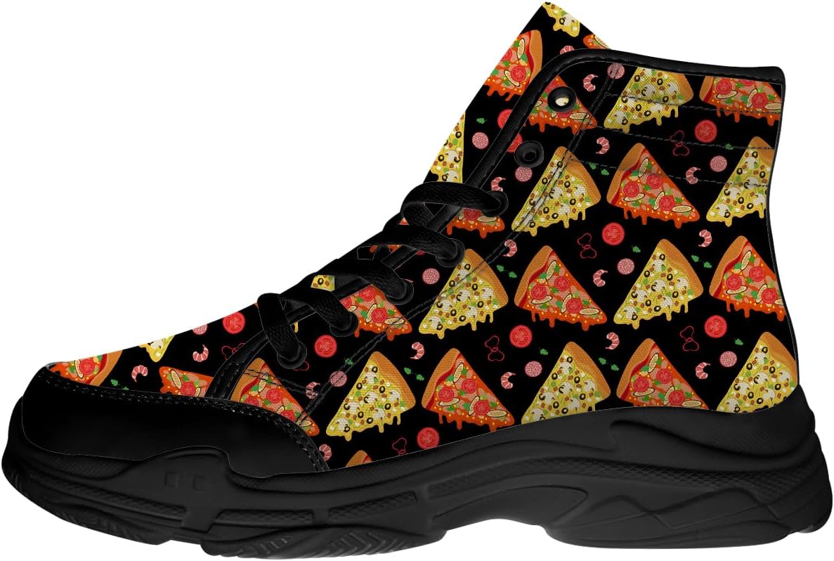 Мужские кеды Pizza High Top, кружевные кроссовки на платформе из холста, забавные подарки с пиццей Generic, черный/желтый/оранжевый
Мужские кеды Pizza High Top, кружевные кроссовки на платформе из холста, забавные подарки с пиццей Generic, черный/желтый/оранжевый