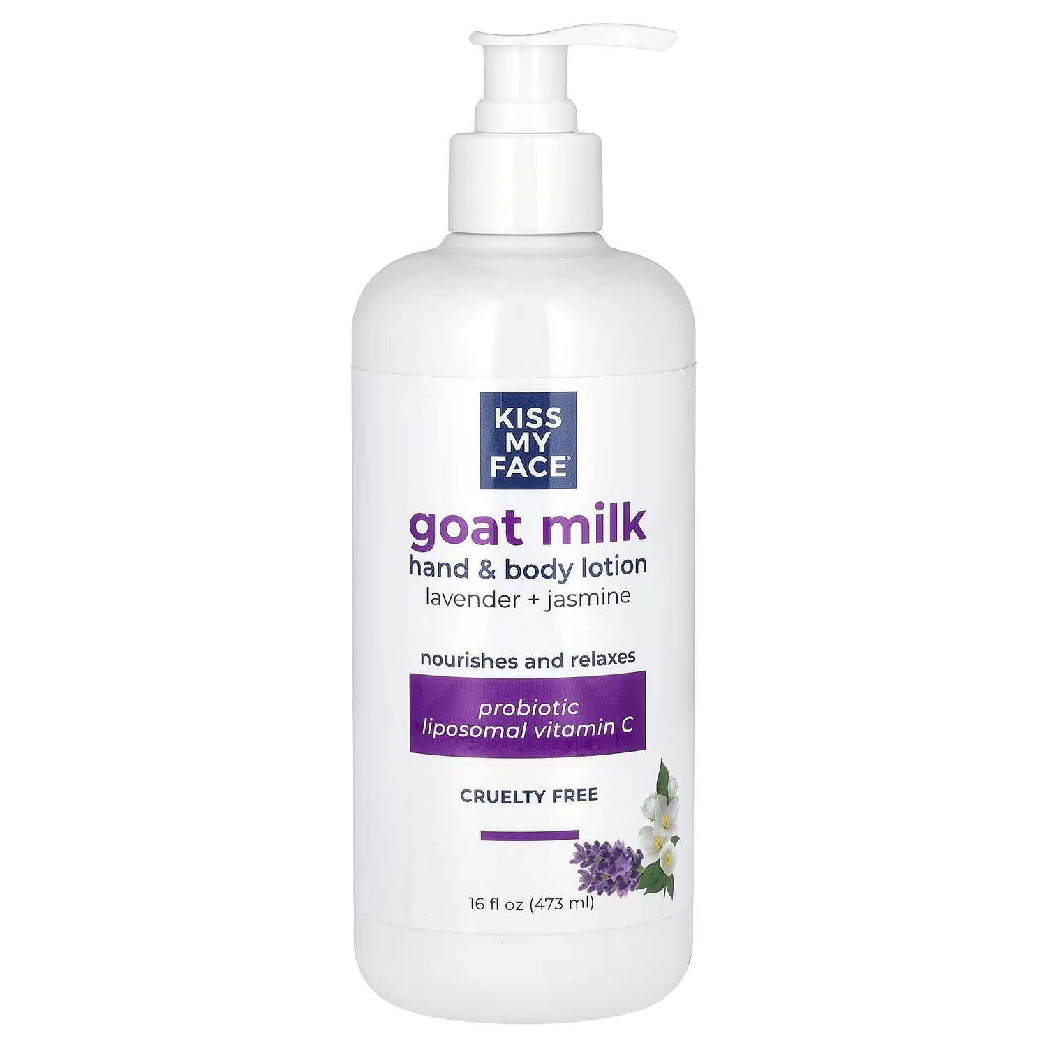Лосьон Kiss My Face Goat Milk Hand Lavender & Jasmine, 473 мл
Лосьон Kiss My Face Goat Milk Hand Lavender & Jasmine, 473 мл