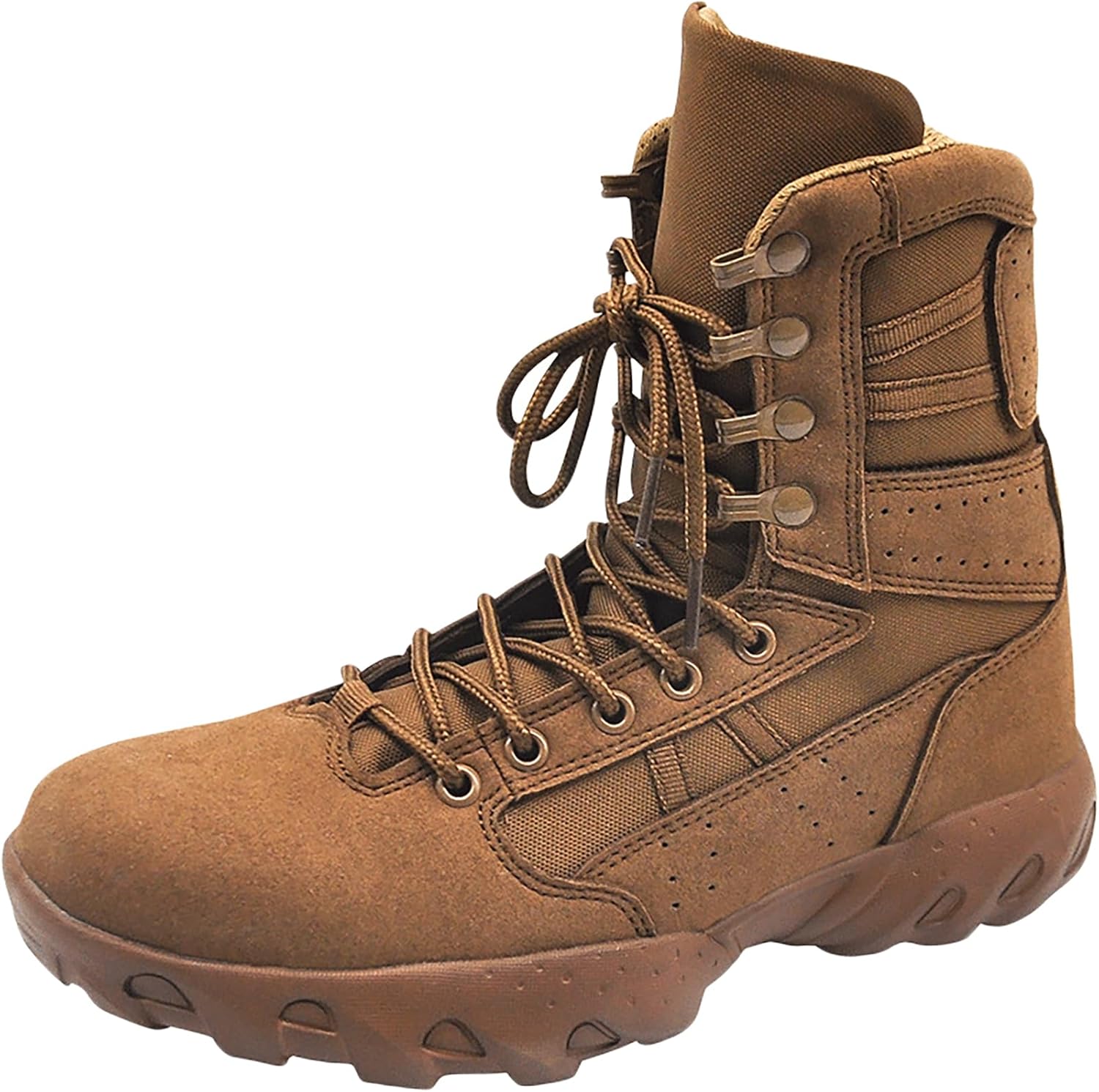 Мужские военные ботинки с шнуровкой, пустынные тактические ботинки для улицы и армии, для походов, кемпинга и треккинга, коричневые - размер 39 Qaxzesa
Мужские военные ботинки с шнуровкой, пустынные тактические ботинки для улицы и армии, для походов, кемпинга и треккинга, коричневые - размер 39 Qaxzesa