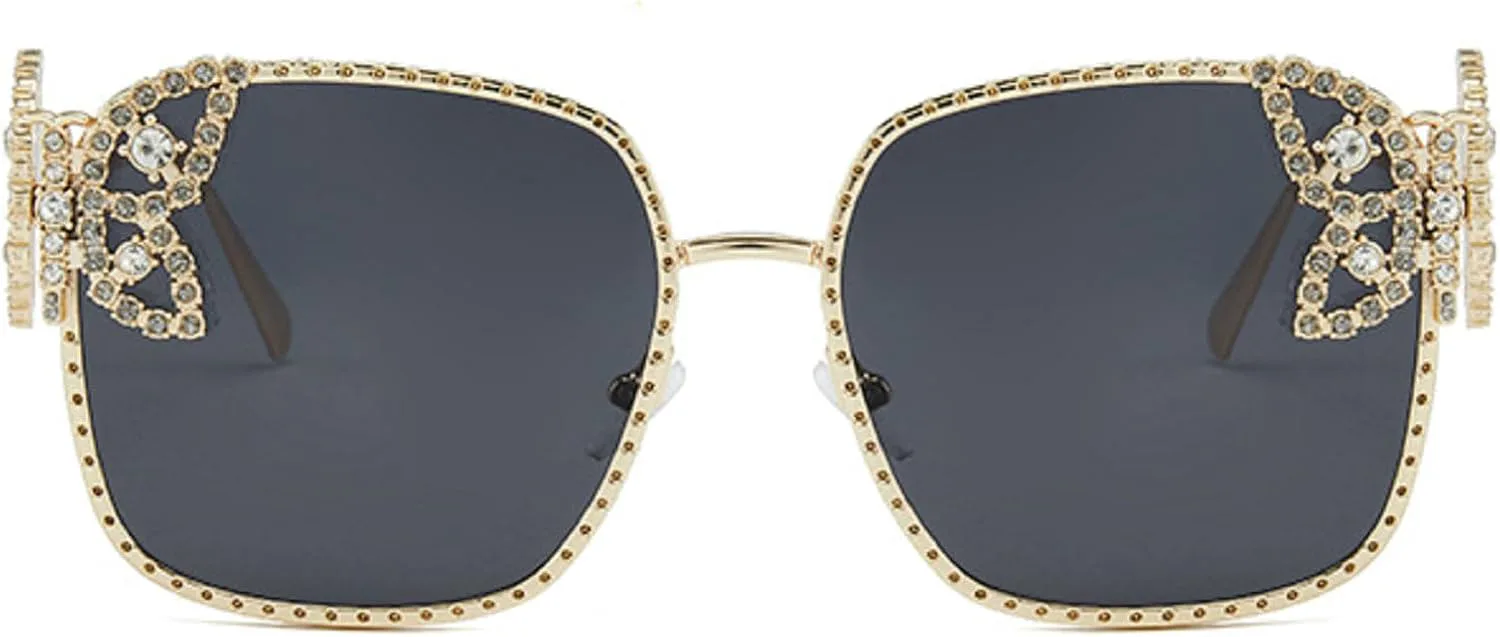 Квадратная оправа «Бабочка» с бриллиантами, модные металлические солнцезащитные очки для мужчин и женщин, для уличной фотографии, украшенные стразами mincl, Black
Квадратная оправа «Бабочка» с бриллиантами, модные металлические солнцезащитные очки для мужчин и женщин, для уличной фотографии, украшенные стразами mincl, Black