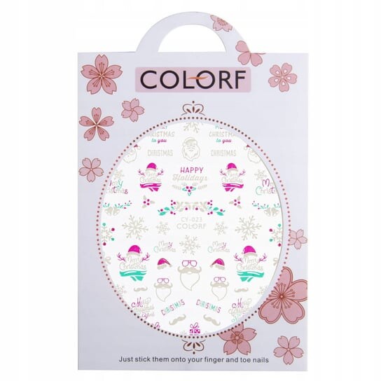 Тонкие самоклеящиеся новогодние наклейки для ногтей Colorf CY-023, AllePaznokcie
Тонкие самоклеящиеся новогодние наклейки для ногтей Colorf CY-023, AllePaznokcie