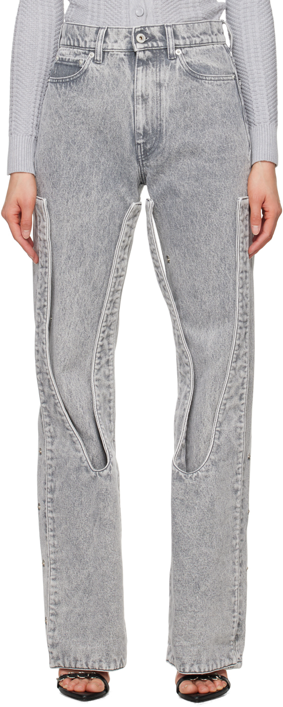 Серые джинсы с застежкой-молнией Y/Project, Vintage gray
Серые джинсы с застежкой-молнией Y/Project, Vintage gray