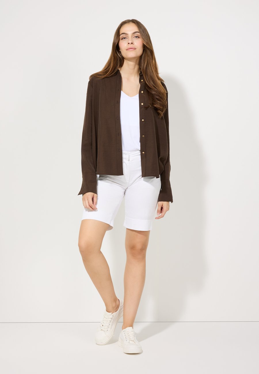 Блуза More & More Button-down blouse, Espresso Brown/Brown
Блуза More & More Button-down blouse, Espresso Brown/Brown