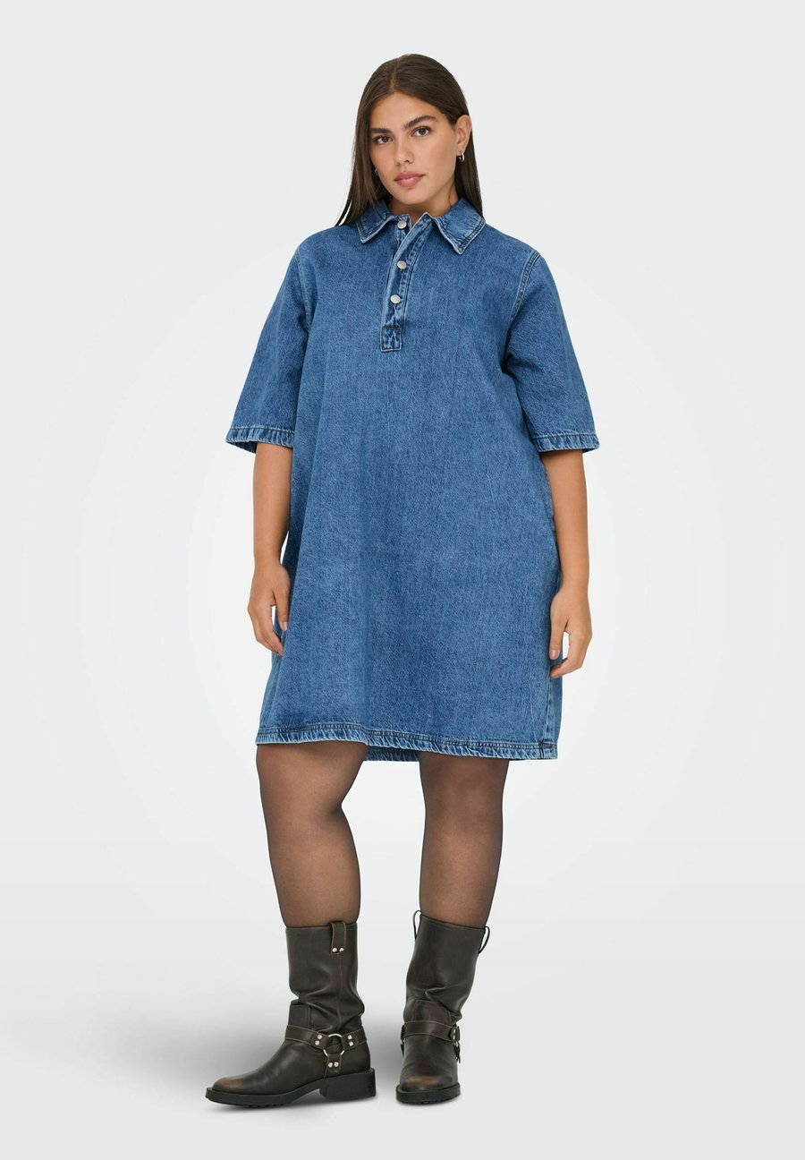 Платье ONLY Carmakoma RY KURZES, Medium Blue Denim/Blue Denim
Платье ONLY Carmakoma RY KURZES, Medium Blue Denim/Blue Denim