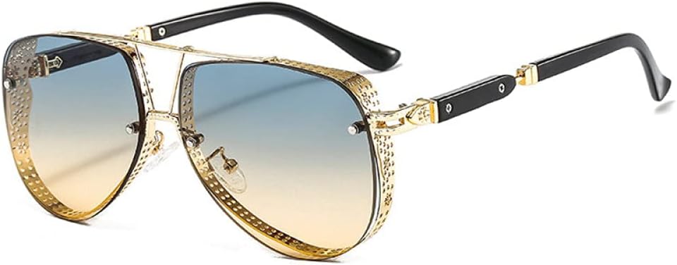 Винтажные готические стимпанк солнцезащитные очки 2027 года для женщин, ретро-металлические очки-пилоты в стиле панк для мужчин, защита от ультрафиолета UV400 MTZJH, Green Tea
Винтажные готические стимпанк солнцезащитные очки 2027 года для женщин, ретро-металлические очки-пилоты в стиле панк для мужчин, защита от ультрафиолета UV400 MTZJH, Green Tea