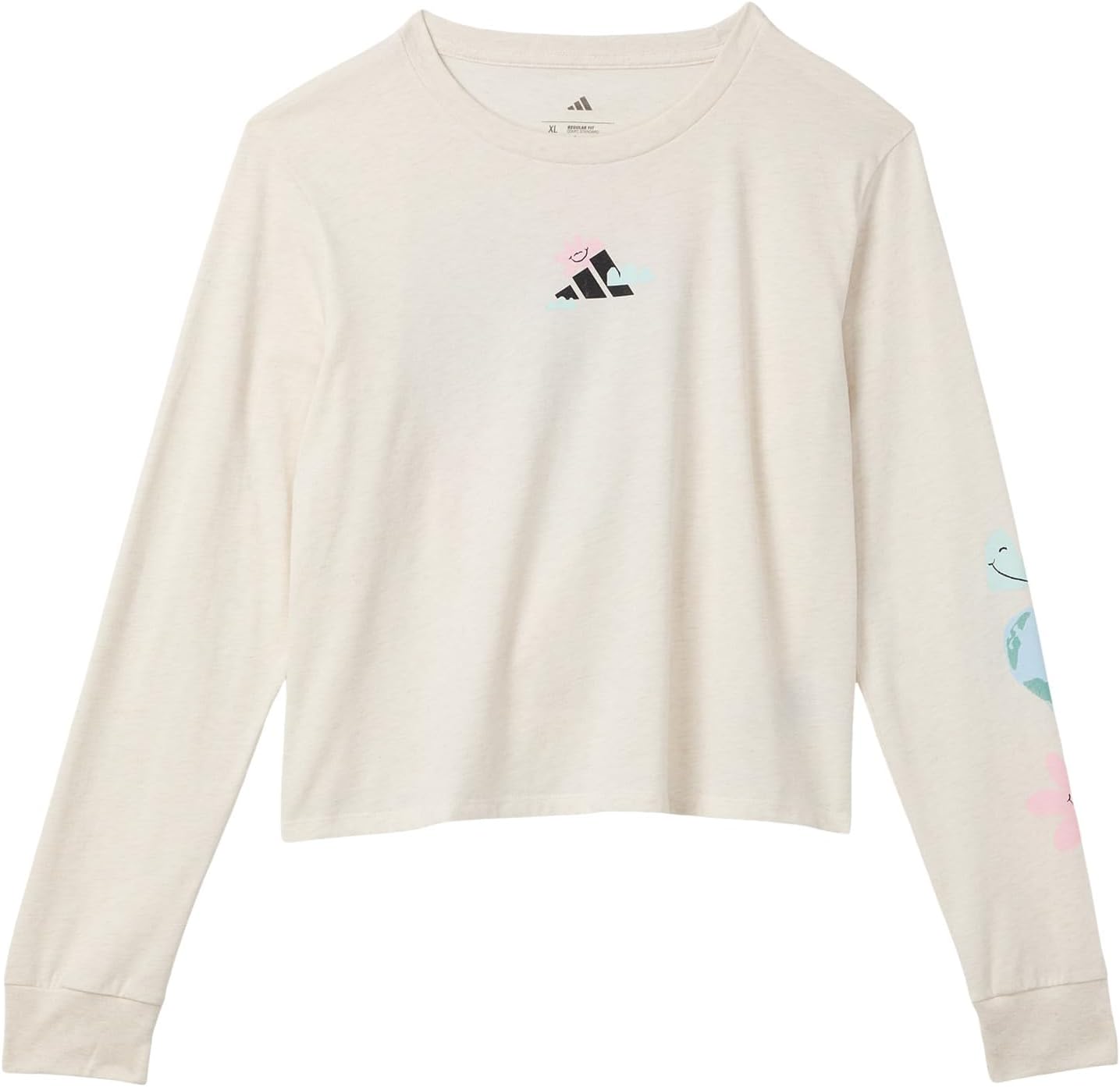 Женская футболка стандартного кроя Heather adidas Kids, Oatmeal Heather
Женская футболка стандартного кроя Heather adidas Kids, Oatmeal Heather