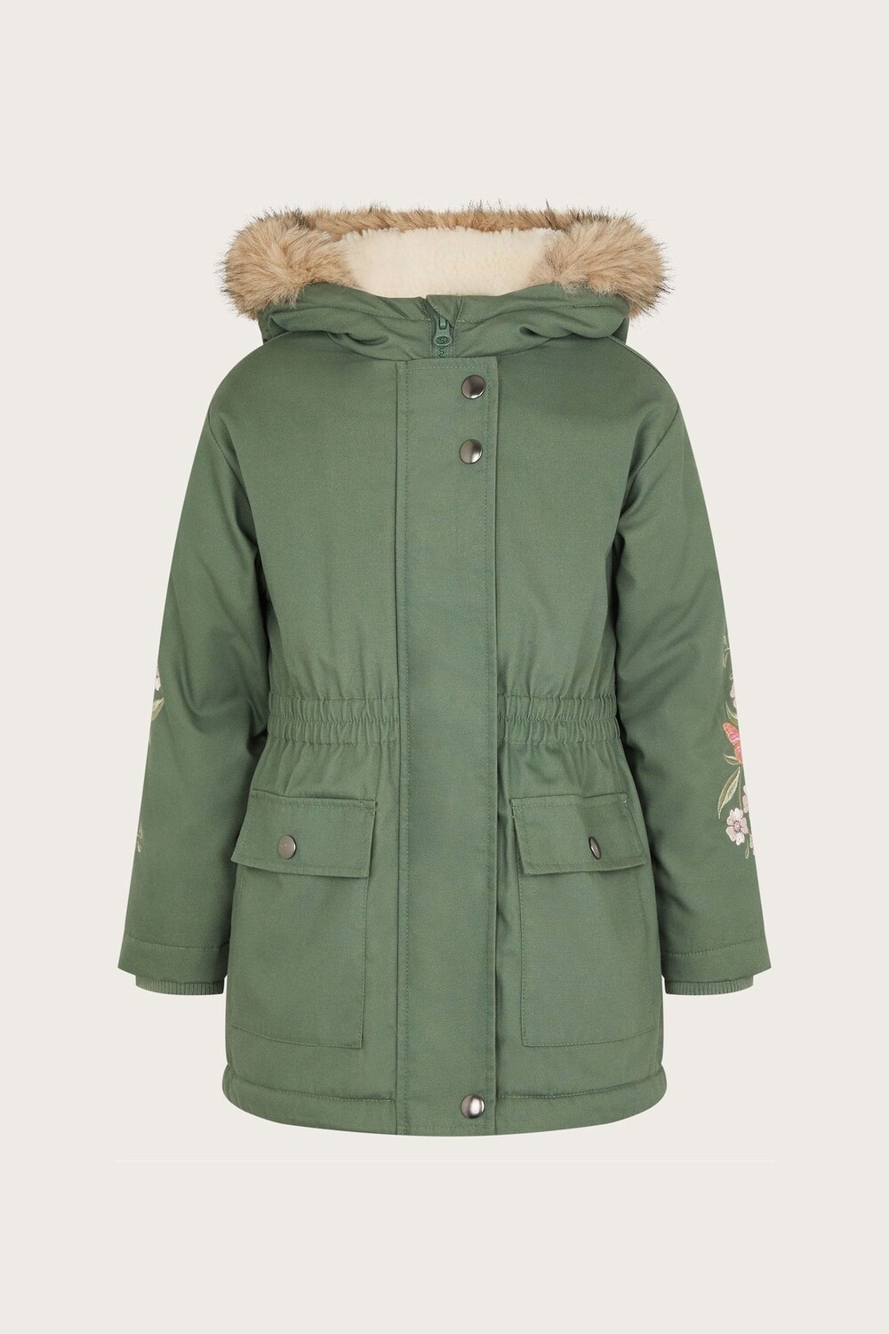 Парка с вышитыми бабочками Monsoon, зеленый
Парка с вышитыми бабочками Monsoon, зеленый