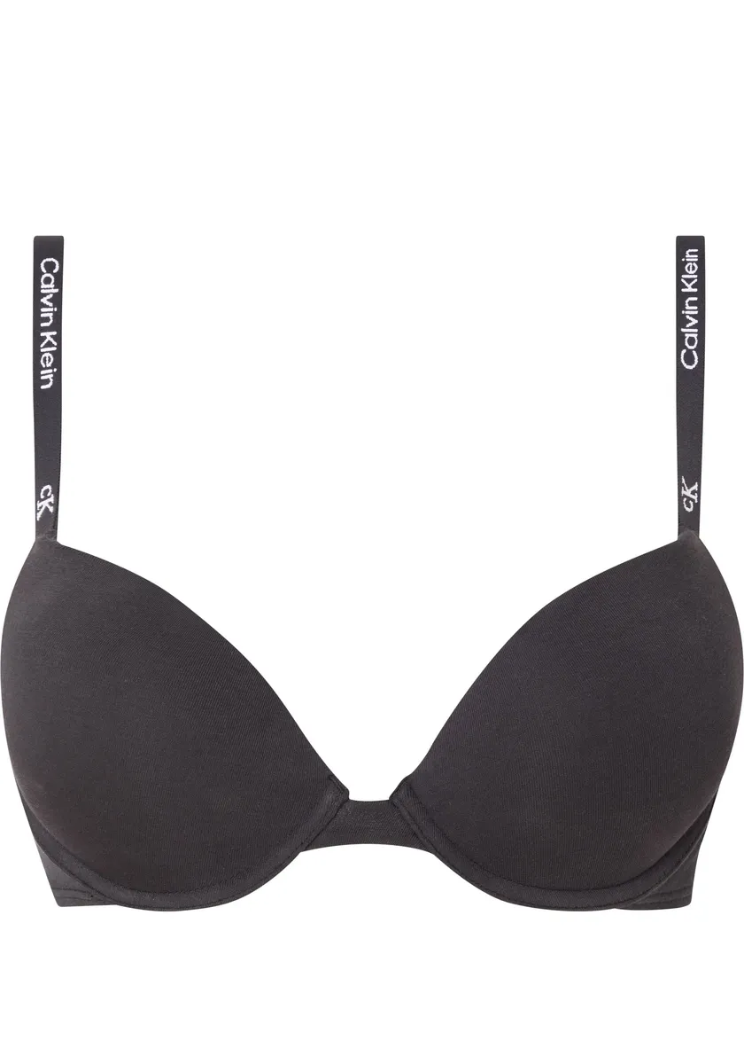 Бюстгальтер пуш-ап Calvin Klein Underwear "PUSH UP PLUNGE", с надписью логотипа на бретелях, черный
Бюстгальтер пуш-ап Calvin Klein Underwear "PUSH UP PLUNGE", с надписью логотипа на бретелях, черный