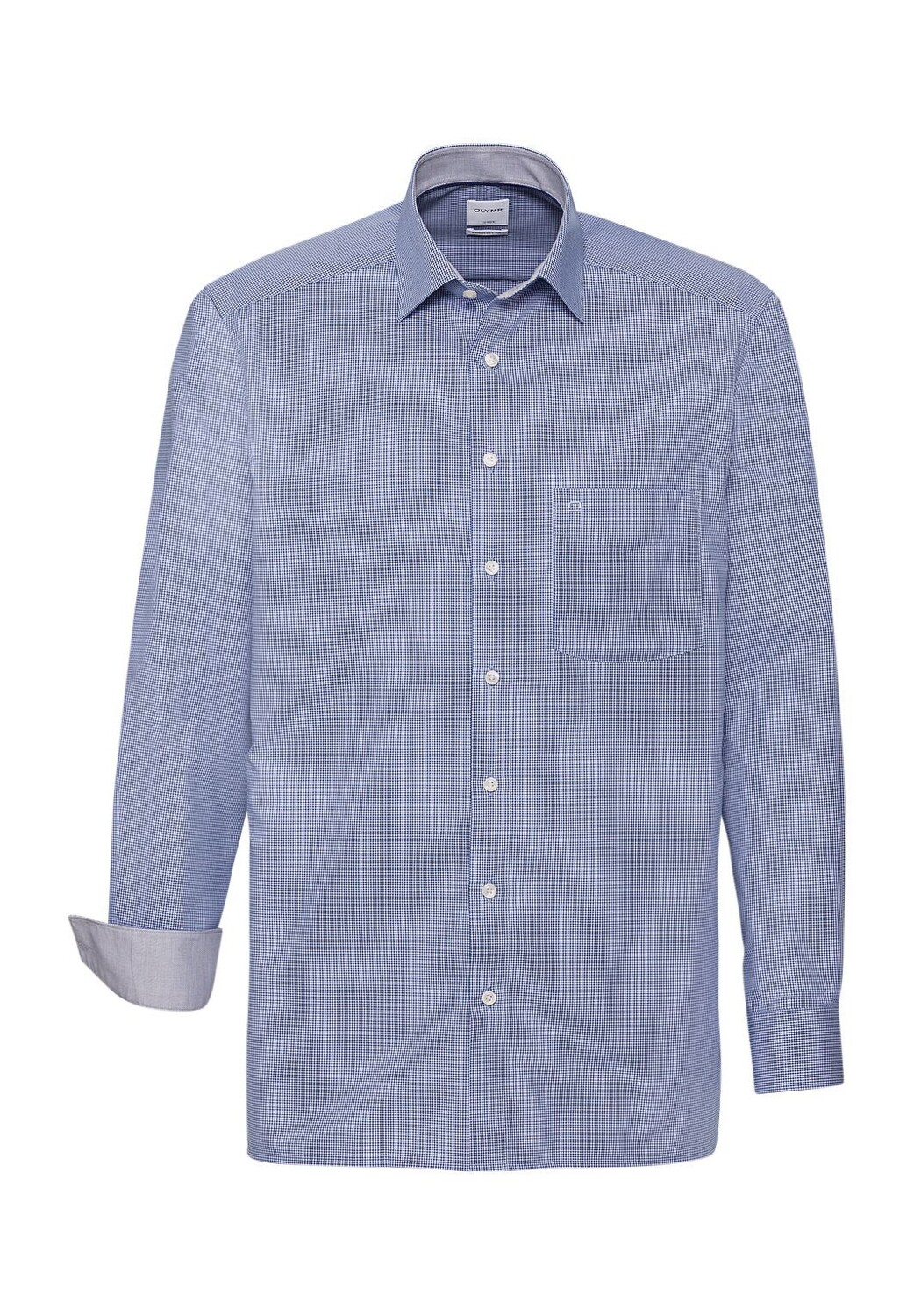 Рубашка деловая, комфортного кроя, в клетку, без складок, мужская OLYMP, цвет Royal
Рубашка деловая, комфортного кроя, в клетку, без складок, мужская OLYMP, цвет Royal