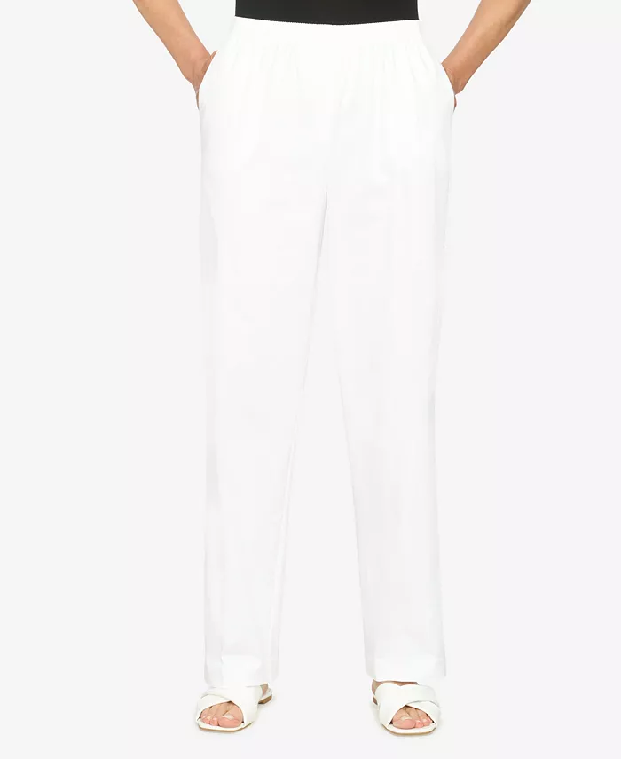 Узкие повседневные брюки с заниженной талией Petite Mid-Rise Casual Pants Alfred Dunner, белый
Узкие повседневные брюки с заниженной талией Petite Mid-Rise Casual Pants Alfred Dunner, белый
