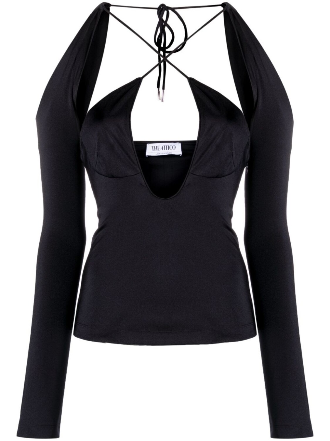 The Attico топ Zane, черный
The Attico топ Zane, черный