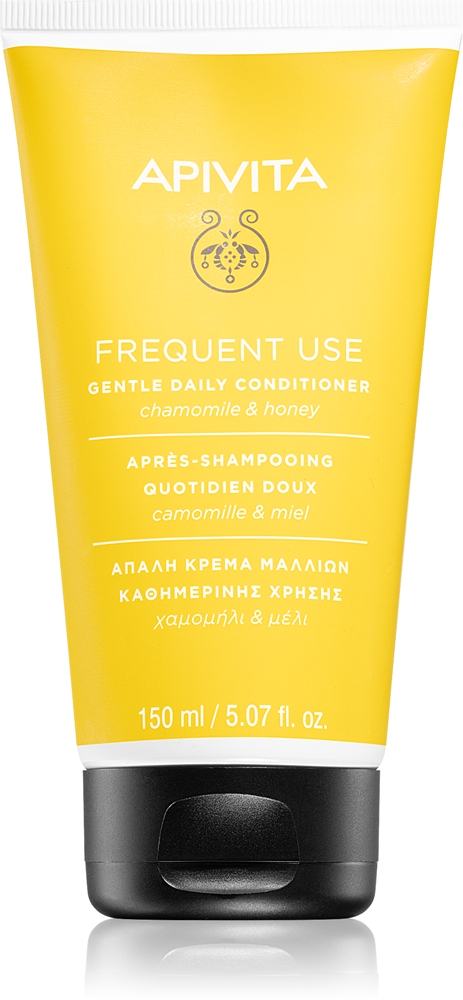 Мягкий кондиционер для ежедневного использования с ромашкой Apivita, 150 мл
Мягкий кондиционер для ежедневного использования с ромашкой Apivita, 150 мл