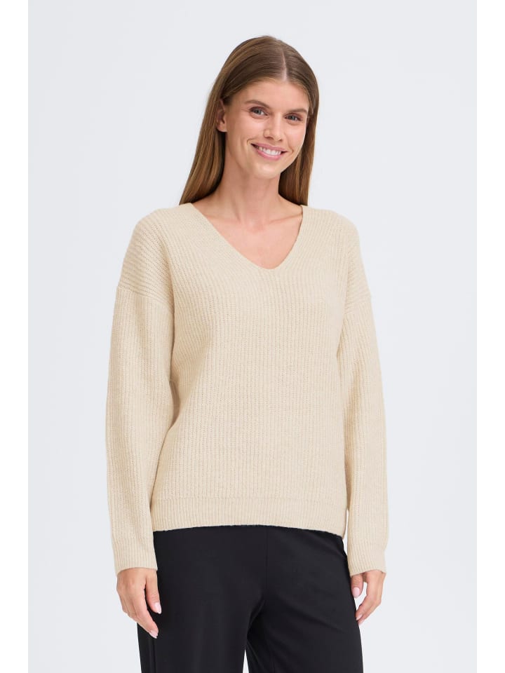 Свитер с V-образным вырезом OXICALLIE натурального цвета Oxmo
Свитер с V-образным вырезом OXICALLIE натурального цвета Oxmo