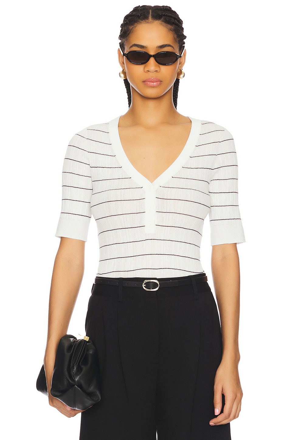 Топ Francis от A.L.C., bright white & navy
Топ Francis от A.L.C., bright white & navy