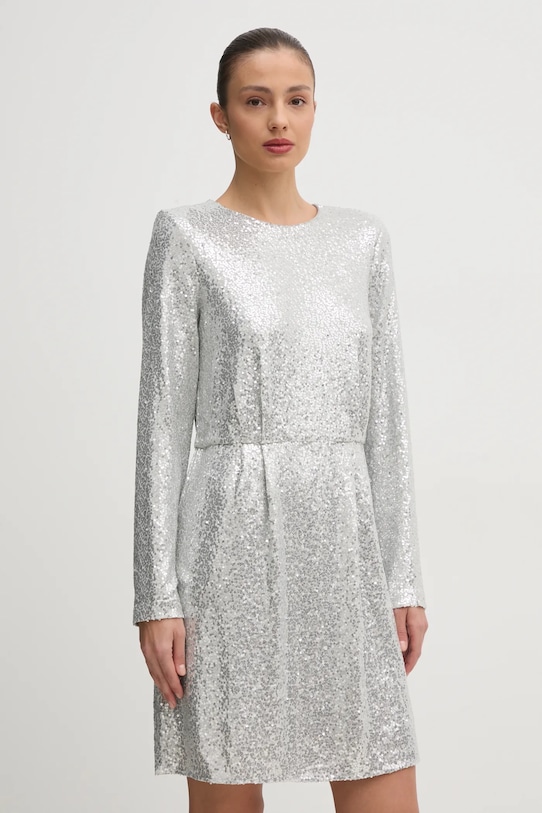 Платье United Colors Of Benetton, серебряный 
Платье United Colors Of Benetton, серебряный