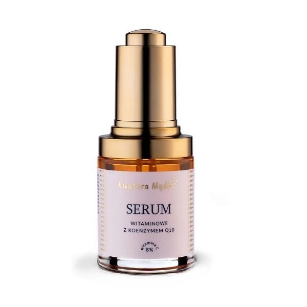 Витаминная сыворотка для лица с коэнзимом Q10, 30 мл Kwatera Mydła
Витаминная сыворотка для лица с коэнзимом Q10, 30 мл Kwatera Mydła
