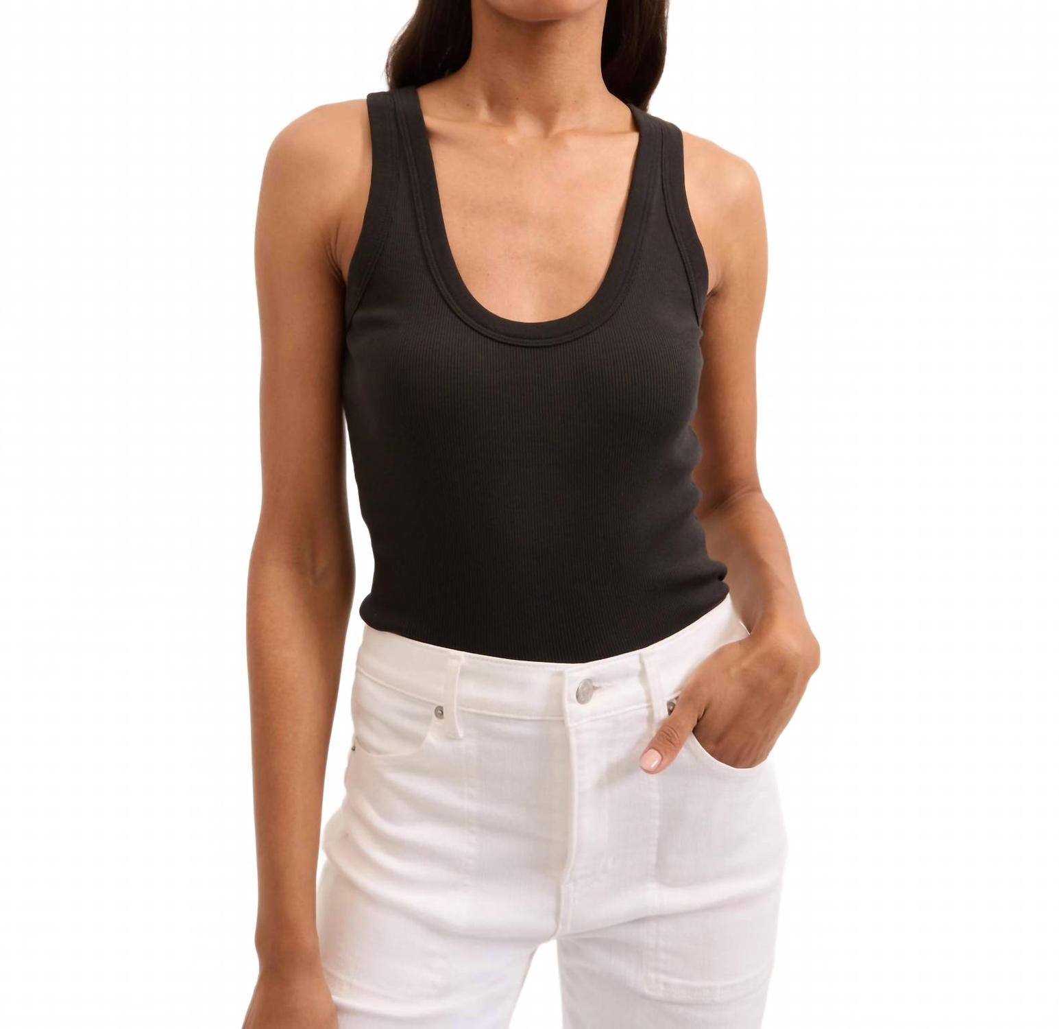 Топ Birke Tank In черный Veronica Beard, черный
Топ Birke Tank In черный Veronica Beard, черный