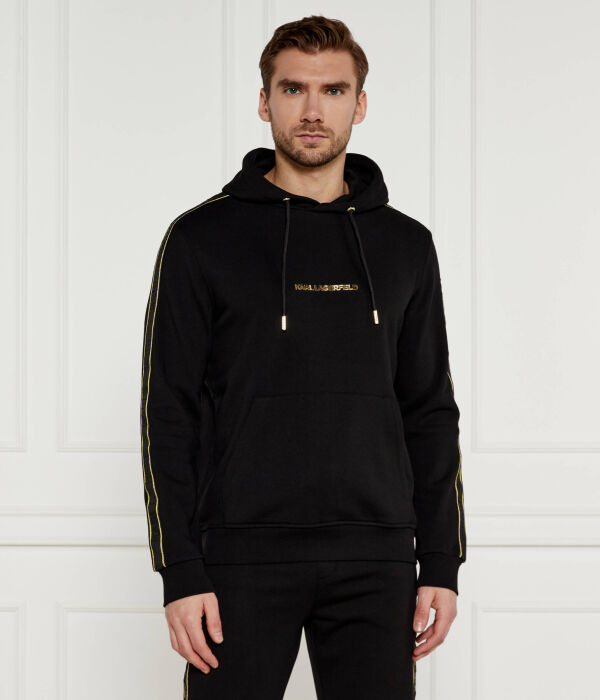 Толстовка мужская Karl Lagerfeld с полосками на рукавах, черный
Толстовка мужская Karl Lagerfeld с полосками на рукавах, черный