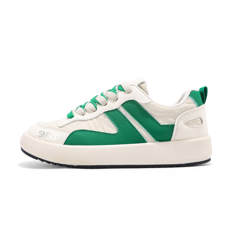 Нескользящие, износостойкие, водонепроницаемые и сбалансированные низкие детские кроссовки для скейтбординга. SNOOPY, зеленый
Нескользящие, износостойкие, водонепроницаемые и сбалансированные низкие детские кроссовки для скейтбординга. SNOOPY, зеленый