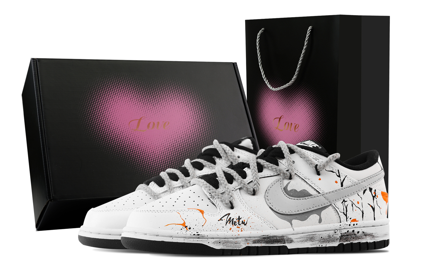 Nike Данк Цинхуэй Мяньин, скейтерские кроссовки с противоскользящей подошвой и устойчивостью к истиранию, низкие, унисекс, серо-белые, цвет Gray White
Nike Данк Цинхуэй Мяньин, скейтерские кроссовки с противоскользящей подошвой и устойчивостью к истиранию, низкие, унисекс, серо-белые, цвет Gray White