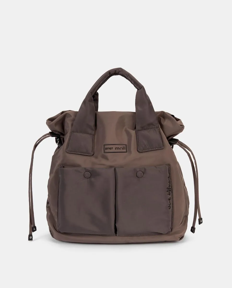 Сумка рюкзак из нейлона Pepe Moll, коричневый
Сумка рюкзак из нейлона Pepe Moll, коричневый