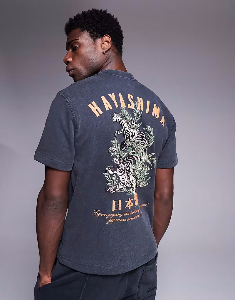 Футболка River Island с японским принтом на спине, цвет: черный
Футболка River Island с японским принтом на спине, цвет: черный