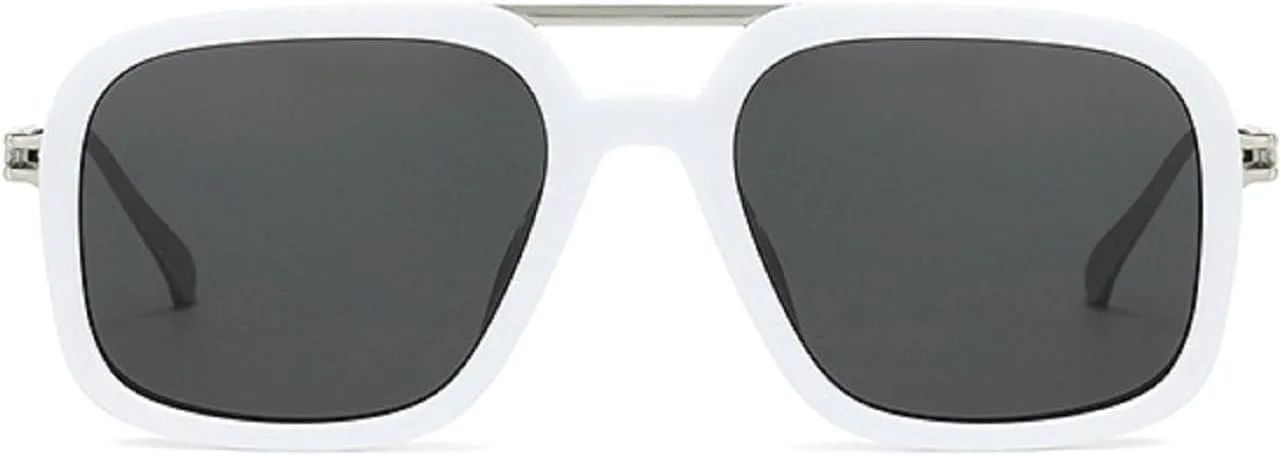 Женские солнцезащитные очки класса люкс, модные квадратные очки с защитой от УФ-излучения UV400, ретро-стиль, мужские панк-солнцезащитные очки 8864 Melrose, White
Женские солнцезащитные очки класса люкс, модные квадратные очки с защитой от УФ-излучения UV400, ретро-стиль, мужские панк-солнцезащитные очки 8864 Melrose, White