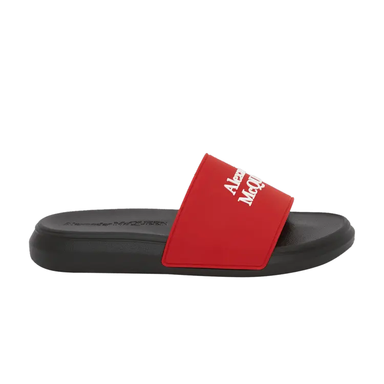 Шлепанцы Alexander McQueen Logo Pool Slides 'Lust Red', красный
Шлепанцы Alexander McQueen Logo Pool Slides 'Lust Red', красный