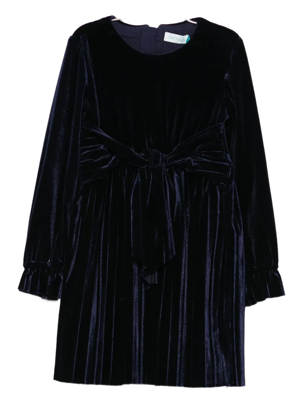 Бархатное платье с бантом Abel & Lula, синий
Бархатное платье с бантом Abel & Lula, синий
