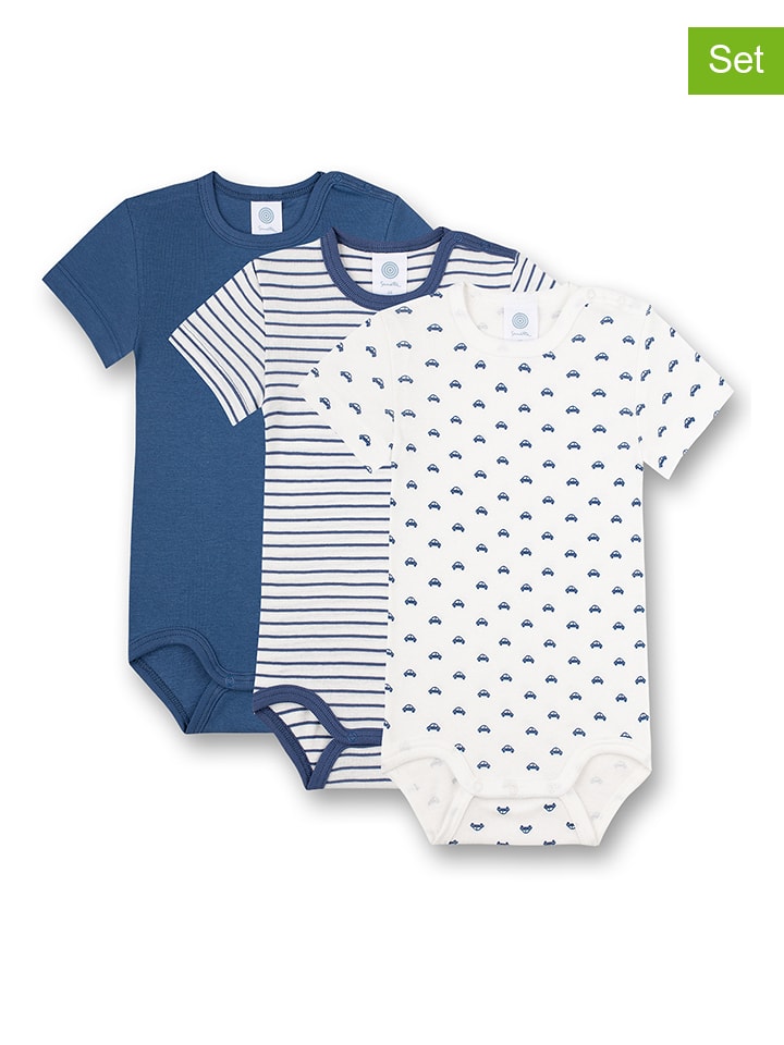 Sanetta Комплект из 3 боди темно-синего/белого цвета
Sanetta Комплект из 3 боди темно-синего/белого цвета