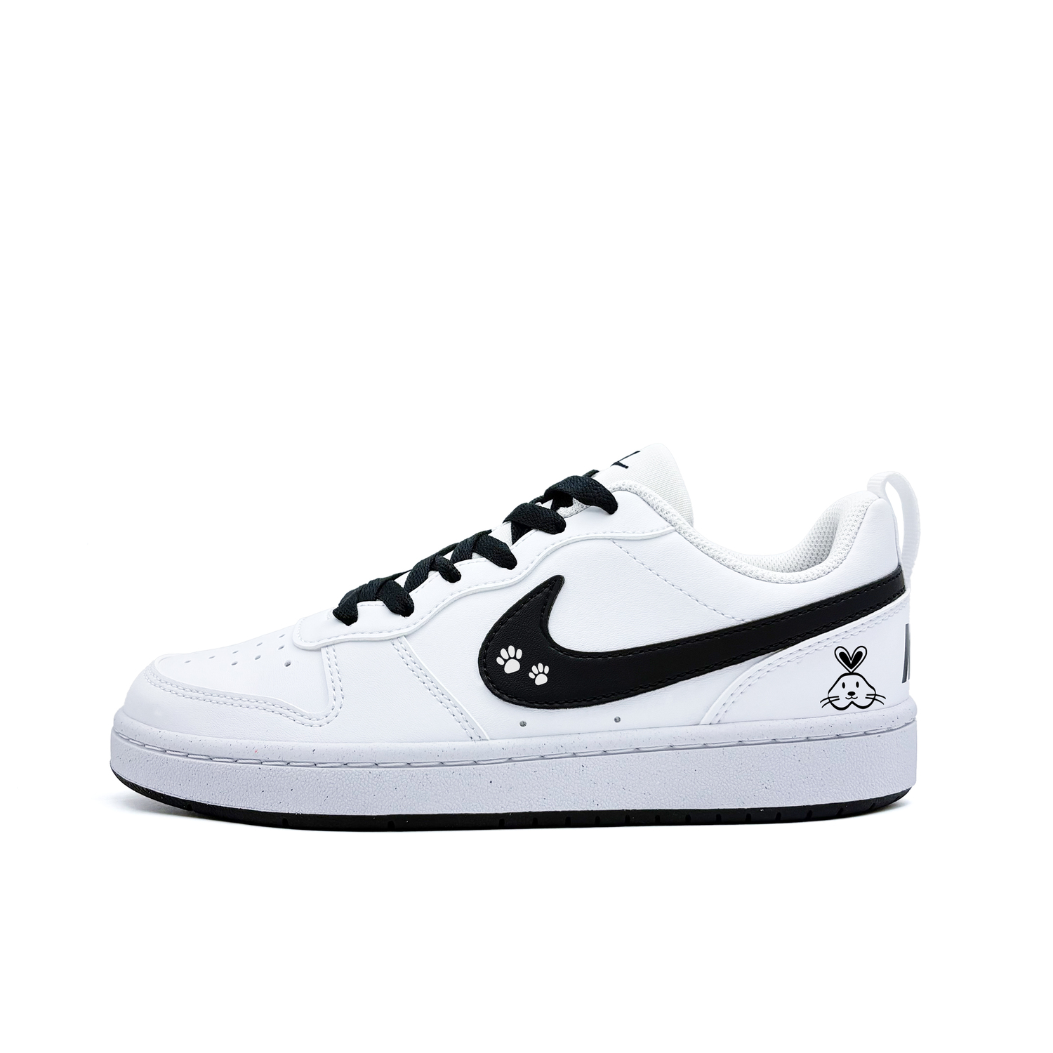 Nike Детские низкие скейтбордистские кроссовки Court Borough Little Rabbit из синтетической кожи, износостойкие, черные с белыми элементами
Nike Детские низкие скейтбордистские кроссовки Court Borough Little Rabbit из синтетической кожи, износостойкие, черные с белыми элементами