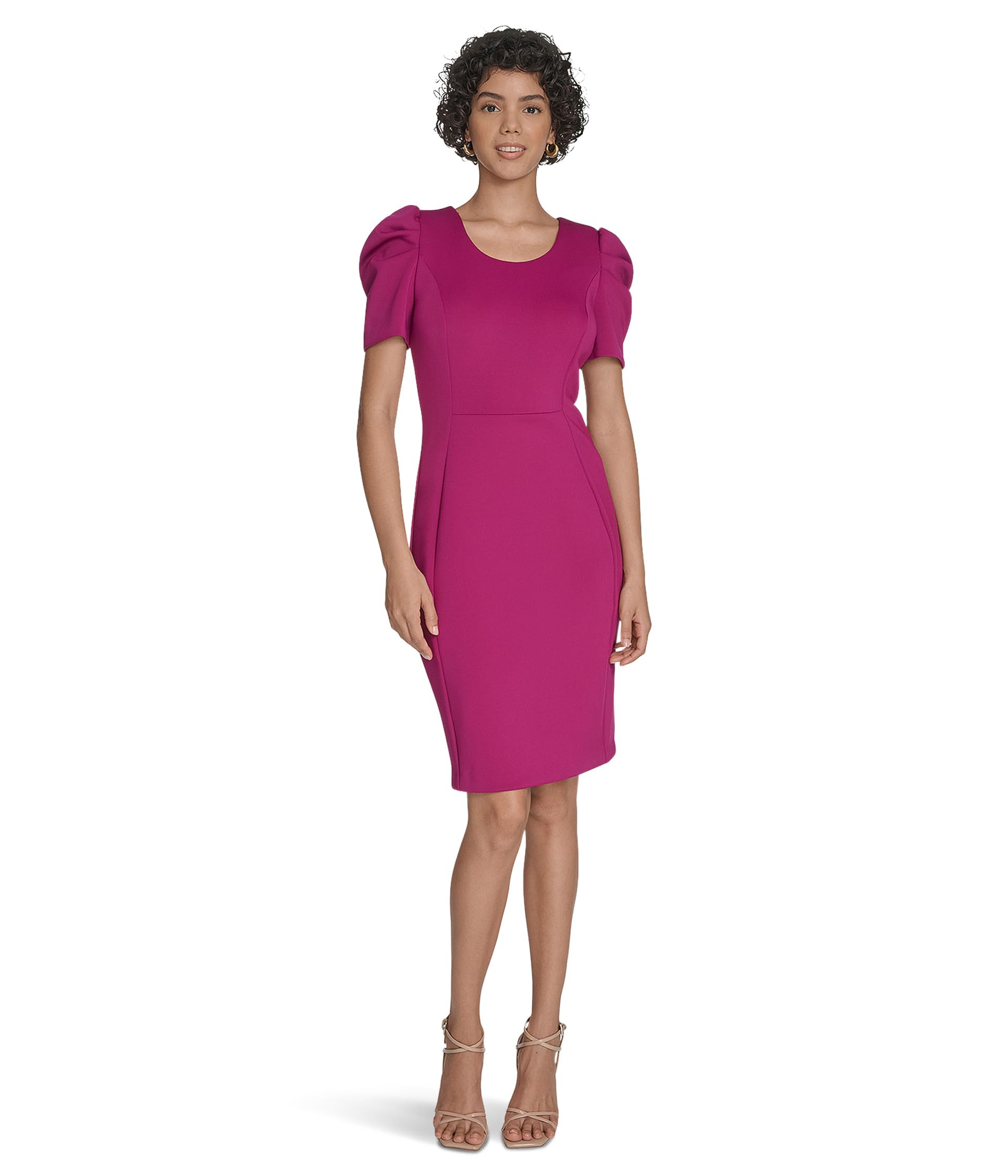 Платье Calvin Klein Short Sleeve Square Neck Sheath, цвет Boysenberry
Платье Calvin Klein Short Sleeve Square Neck Sheath, цвет Boysenberry