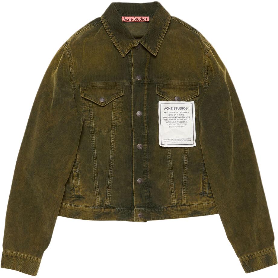 Acne Studios Куртка из вельвета, Olive Green
Acne Studios Куртка из вельвета, Olive Green