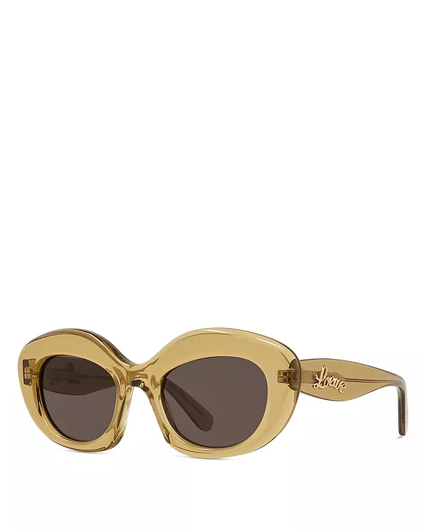 Солнцезащитные очки с изогнутыми линзами в форме кошачьих глаз, 51 мм Loewe, белый
Солнцезащитные очки с изогнутыми линзами в форме кошачьих глаз, 51 мм Loewe, белый