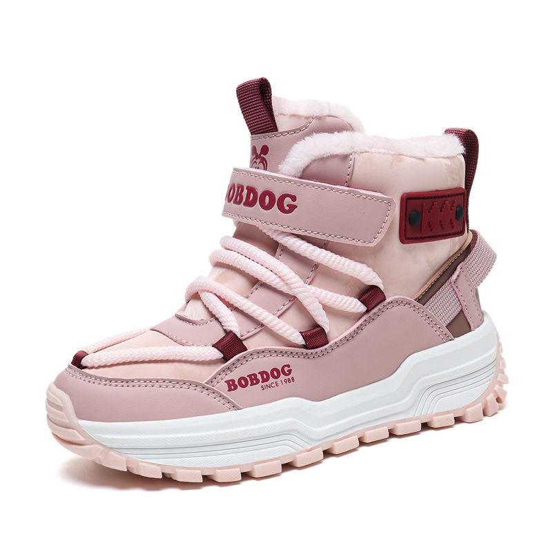 Теплые детские ботинки с противоскользящей подошвой и защитой от ударов BOBDOG, розовый
Теплые детские ботинки с противоскользящей подошвой и защитой от ударов BOBDOG, розовый