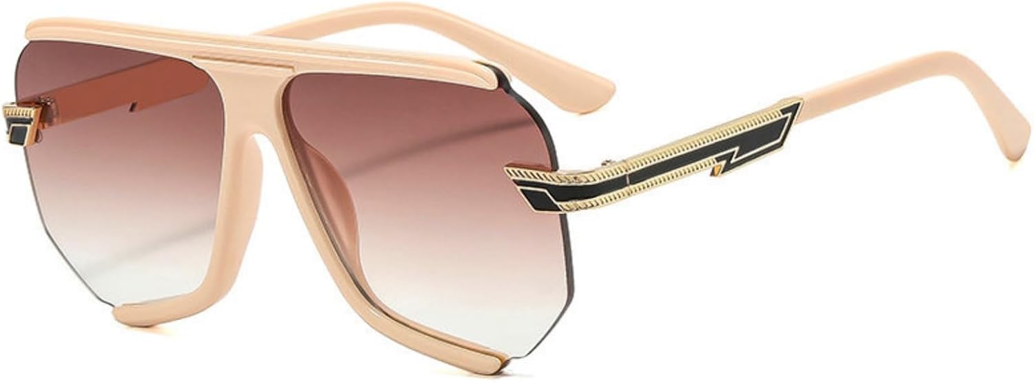 Солнцезащитные очки Willochra без оправы с двойным дужком, увеличенного размера, в стиле «пилот», роскошные винтажные очки в металлической оправе с многоугольными линзами для женщин, C5
Солнцезащитные очки Willochra без оправы с двойным дужком, увеличенного размера, в стиле «пилот», роскошные винтажные очки в металлической оправе с многоугольными линзами для женщин, C5