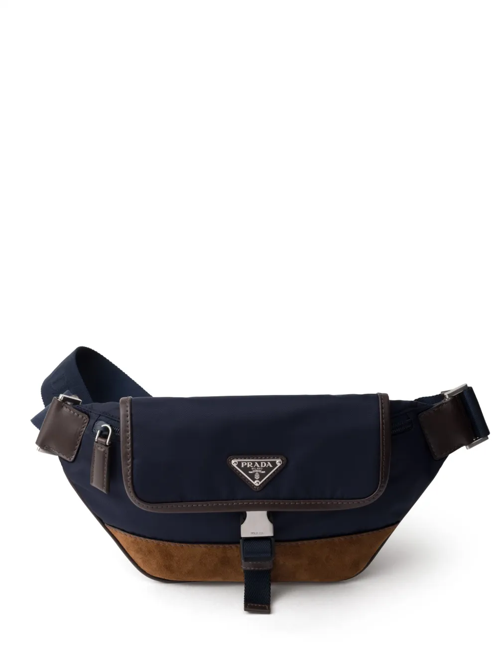 Поясная сумка с логотипом Prada, синий
Поясная сумка с логотипом Prada, синий