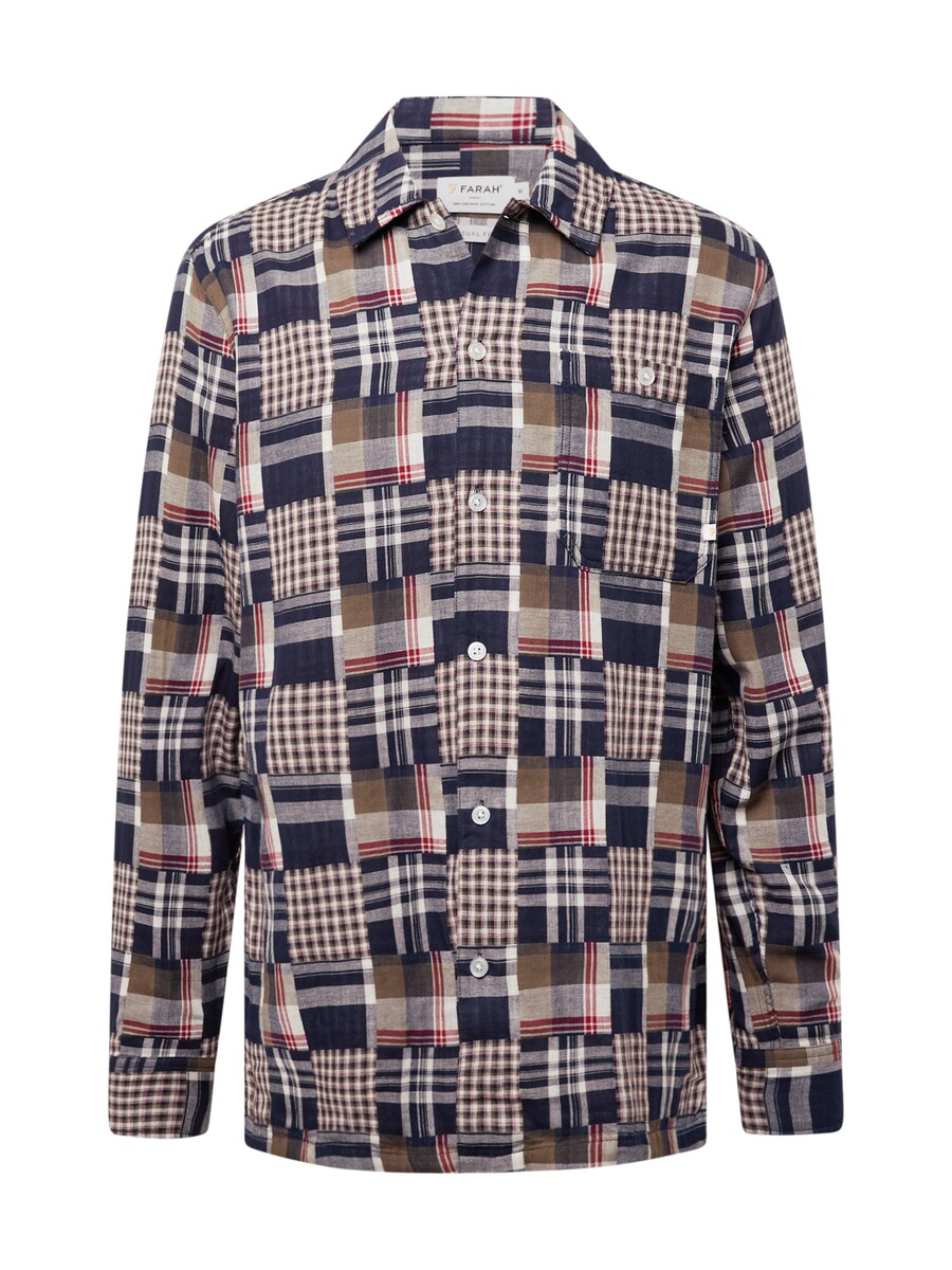 Рубашка на пуговицах Comfort fit FARAH WOMACK, темно-синий
Рубашка на пуговицах Comfort fit FARAH WOMACK, темно-синий