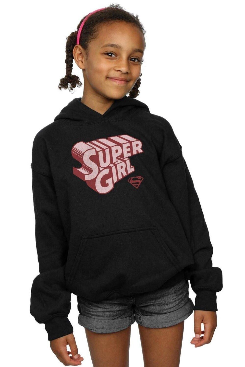 Толстовка с логотипом Supergirl в стиле ретро DC Comics, черный
Толстовка с логотипом Supergirl в стиле ретро DC Comics, черный