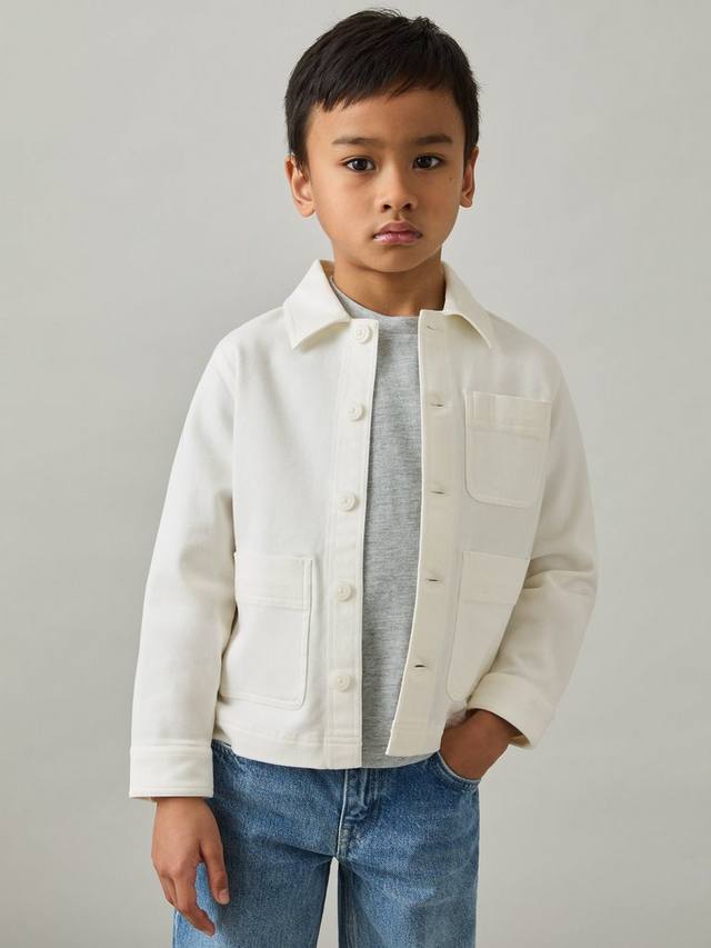 Детская куртка McDuffy с воротником Reiss, Off White
Детская куртка McDuffy с воротником Reiss, Off White