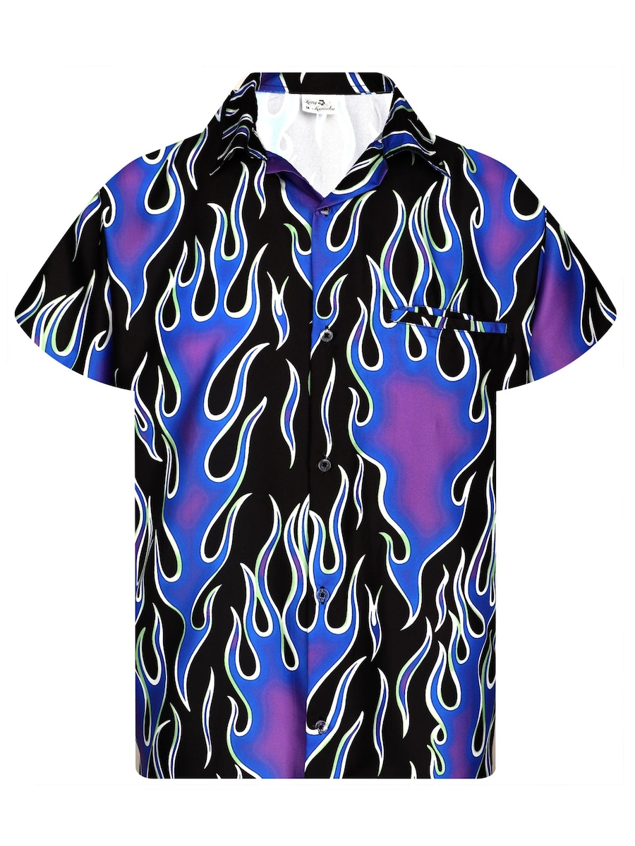 Рубашка King Kameha Flames Wild, фиолетовый
Рубашка King Kameha Flames Wild, фиолетовый