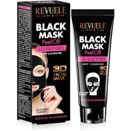 Revuele Black Mask Peel Off - Коэнзимы 80мл
Revuele Black Mask Peel Off - Коэнзимы 80мл