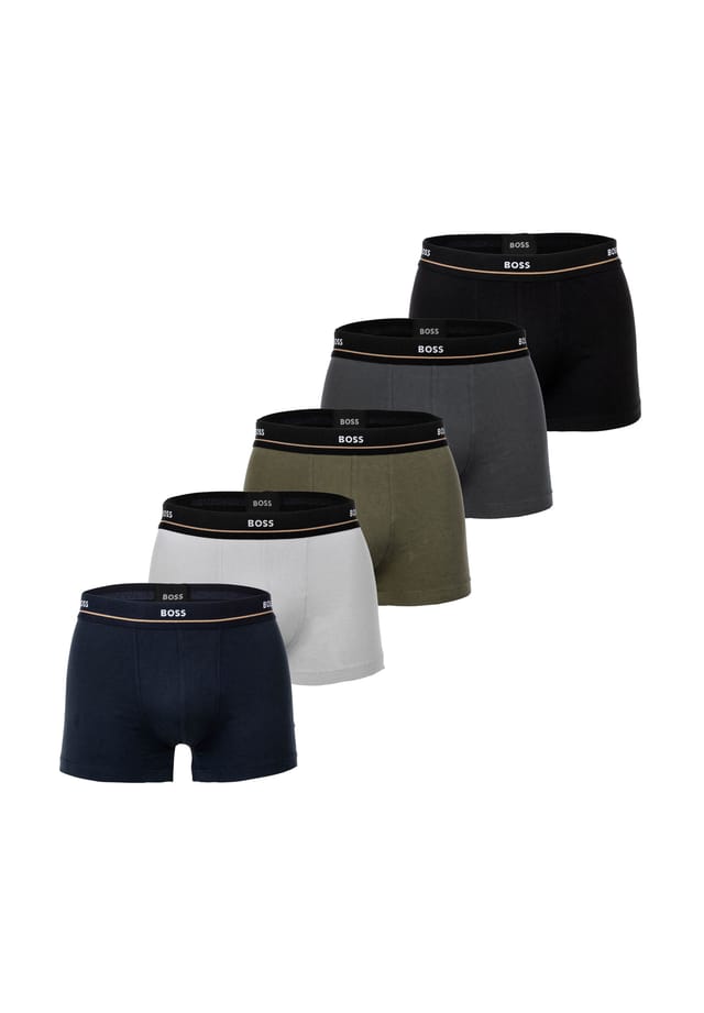 Боксеры 5 шт. в упаковке - трусы-боксеры с логотипом из хлопковой смеси Boss, мультиколор
Боксеры 5 шт. в упаковке - трусы-боксеры с логотипом из хлопковой смеси Boss, мультиколор