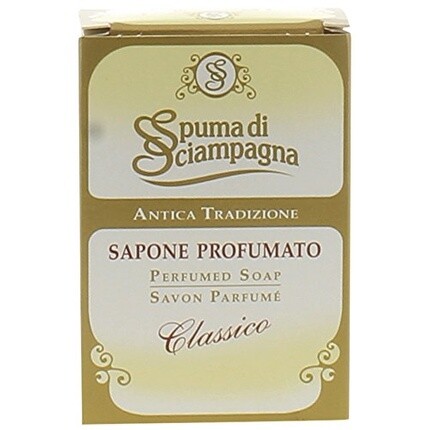 Классическое ароматное мыло Sciampagna Spuma Bionda 100 г, Spuma Di Sciampagna
Классическое ароматное мыло Sciampagna Spuma Bionda 100 г, Spuma Di Sciampagna