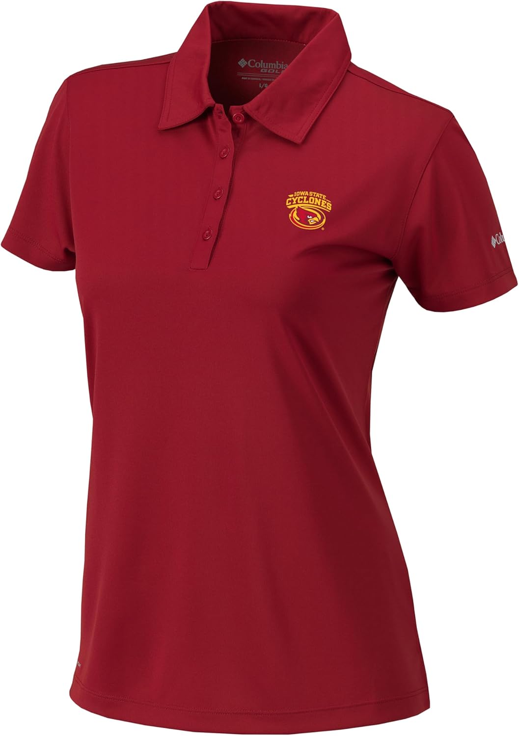 Columbia Iowa State Univ женская легкая повседневная поло Birdie для гольфа, Beet
Columbia Iowa State Univ женская легкая повседневная поло Birdie для гольфа, Beet