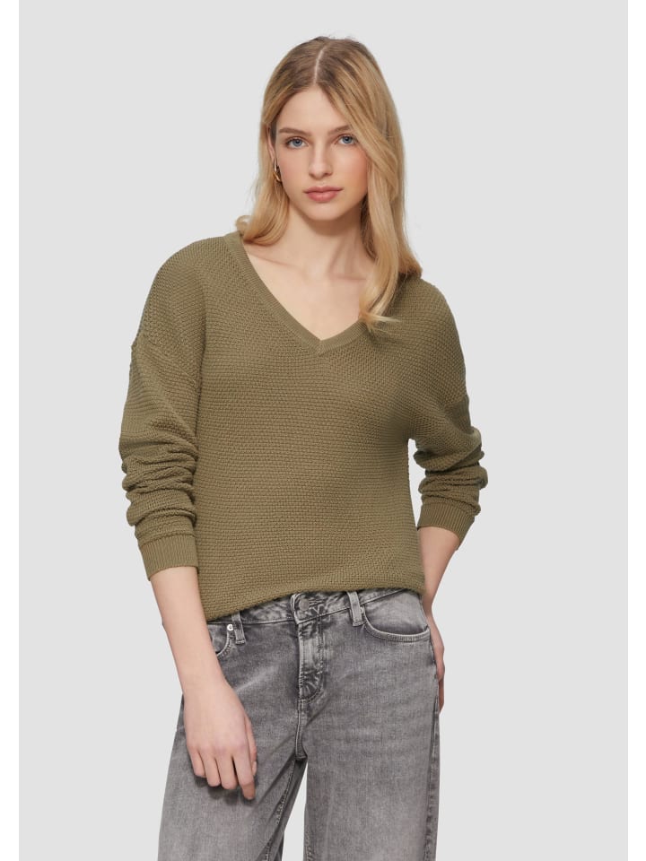 Вязаный свитер QS, оливковый
Вязаный свитер QS, оливковый
