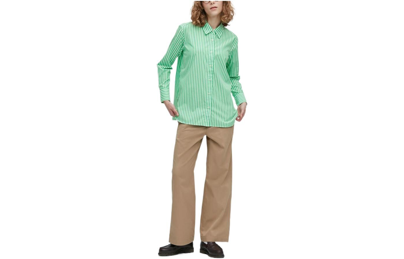 Рубашка женская зеленая Uniqlo
Рубашка женская зеленая Uniqlo