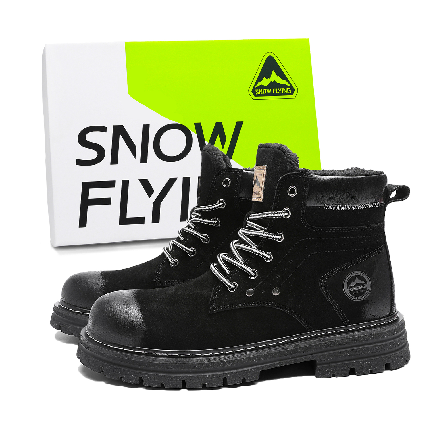 SNOW FLYING Зимние тактические ботинки Crew Martin унисекс универсальные черные с флисовой подкладкой, цвет Versatile Black (Fleece-lined)
SNOW FLYING Зимние тактические ботинки Crew Martin унисекс универсальные черные с флисовой подкладкой, цвет Versatile Black (Fleece-lined)